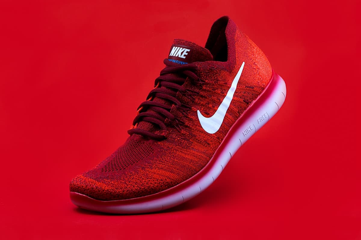 Red sneaker